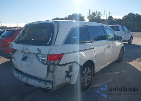 2015 Honda Odyssey Ex-L из США, поврежденный, VIN 5FNRL5H67FB036640